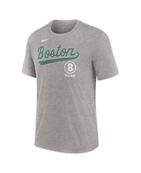 Nike Men's Heather Charcoal Boston Red Sox 2025 City Connect Performance Tri-Blend T-Shirt