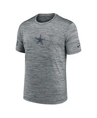 Nike Men's Gray Dallas Cowboys Sideline Velocity Performance T-Shirt