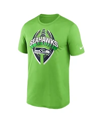 Nike Men's Neon Green Seattle Seahawks Legend Icon Performance T-Shirt