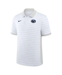 Nike Men's White Penn State Nittany Lions 2025 Early Season Coaches Sideline Victory Stripe Performance Polo Shirt