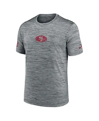 Nike Men's Gray San Francisco 49ers Sideline Velocity Performance T-Shirt