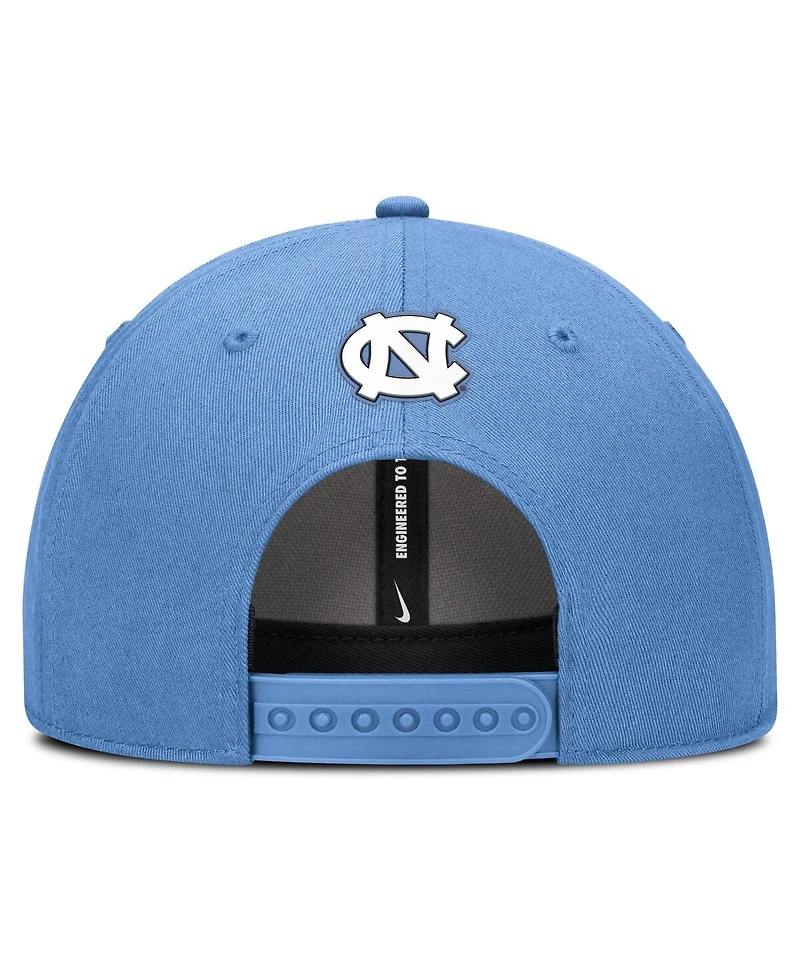Nike Men's Light Blue North Carolina Tar Heels Rise Practice Adjustable Hat