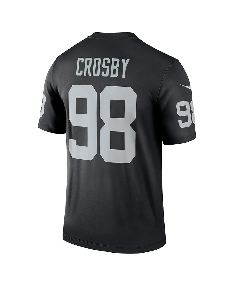 Nike Men's Maxx Crosby Black Las Vegas Raiders Team Legend Jersey