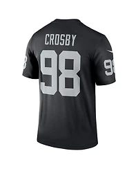 Nike Men's Maxx Crosby Black Las Vegas Raiders Team Legend Jersey