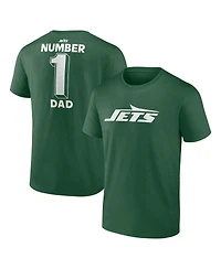 Logo Athletic Men's Green New York Jets Dad Jersey T-Shirt