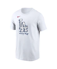 Nike Men's White Los Angeles Dodgers Local Hometown T-Shirt