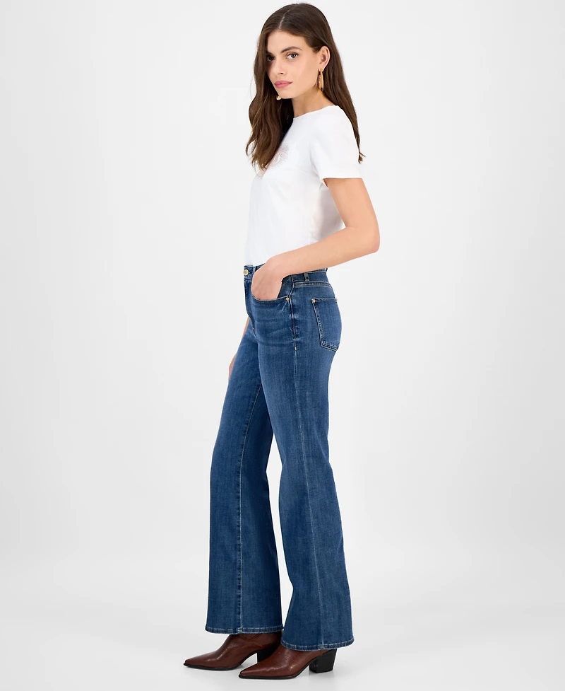 Guess Women's Classic Faye High Rise Bootcut Jeans