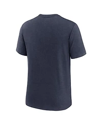 Nike Men's Heather Navy Chicago Cubs Local Hometown Tri-Blend T-Shirt