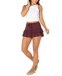 Celebrity Pink Juniors' Pleated Skort