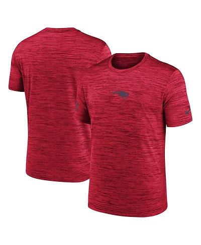 Nike Men's Red New England Patriots Sideline Velocity Performance T-Shirt