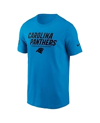 Nike Men's Blue Carolina Panthers Sideline Performance T-Shirt