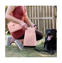 Walk Star Kit: 3-in-1 Dog Bag & Bowl plus Matching 90 Refill Poop Bags