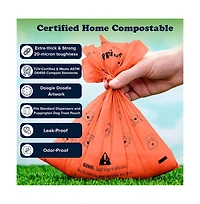 Walk Star Kit: 3-in-1 Dog Bag & Bowl plus Matching 90 Refill Poop Bags