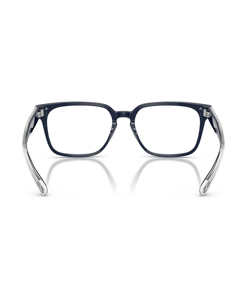 B by Brooks Brothers Men's Rectangle Eyeglasses