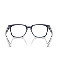 B by Brooks Brothers Men's Rectangle Eyeglasses