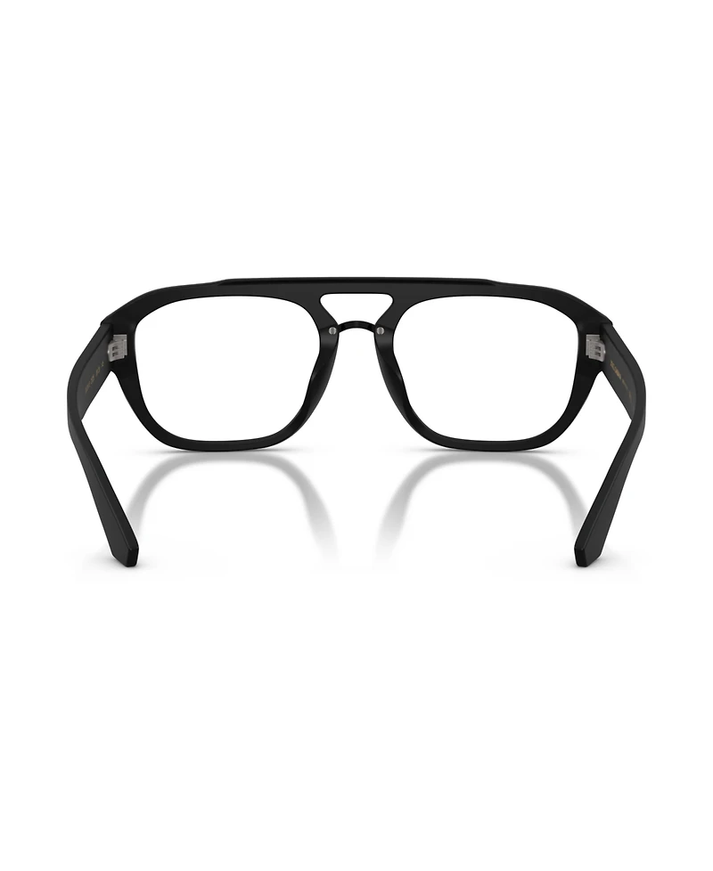 Dolce&Gabbana Men's Pilot Eyeglasses, DG3415