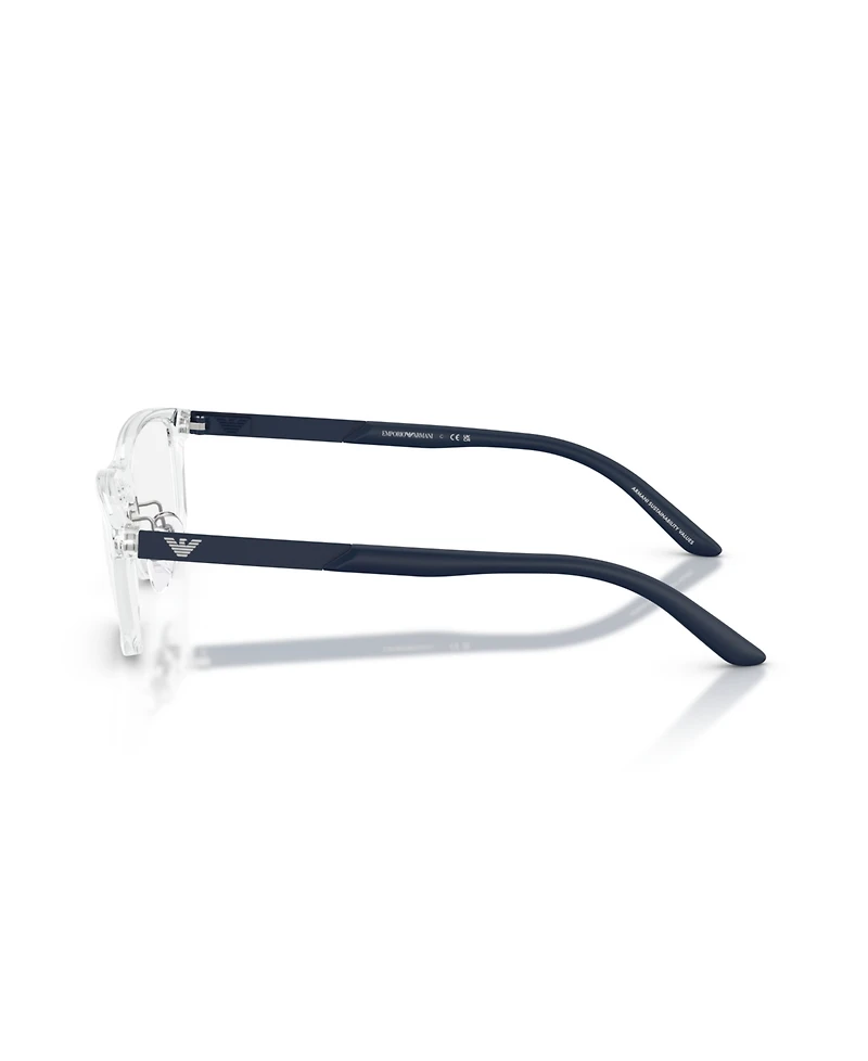 Emporio Armani Kids Men's Rectangle Eyeglasses, EK3009