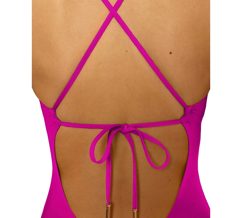 Becca Women's Color Code Cut-Out One-Piece Swimsuit