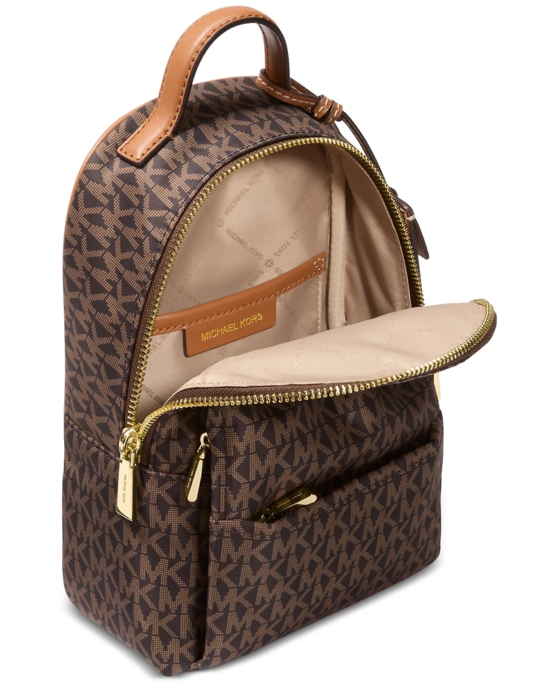 Michael Michael Kors Sable Extra Small Signature Logo Convertible Messenger Backpack