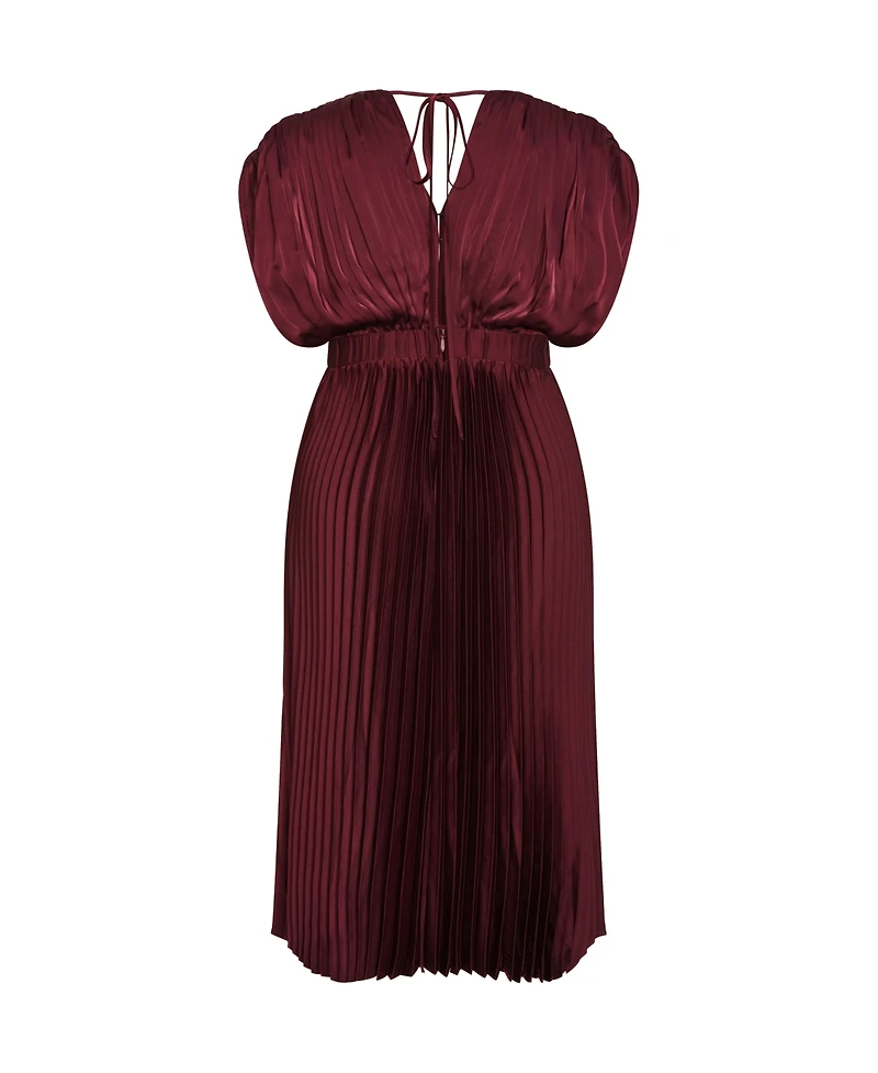 City Chic Plus Size Henley Midi Dress