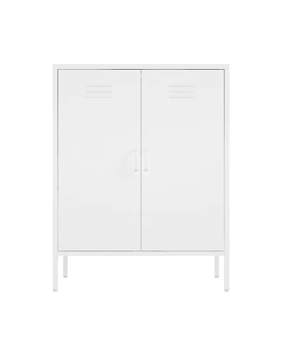 Manhattan Comfort Naomi 31.5" Modern 3-Shelf Accent Cabinet