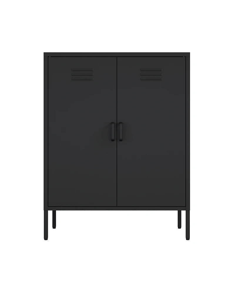 Manhattan Comfort Naomi 31.5" Modern 3-Shelf Accent Cabinet