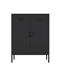 Manhattan Comfort Naomi 31.5" Modern 3-Shelf Accent Cabinet