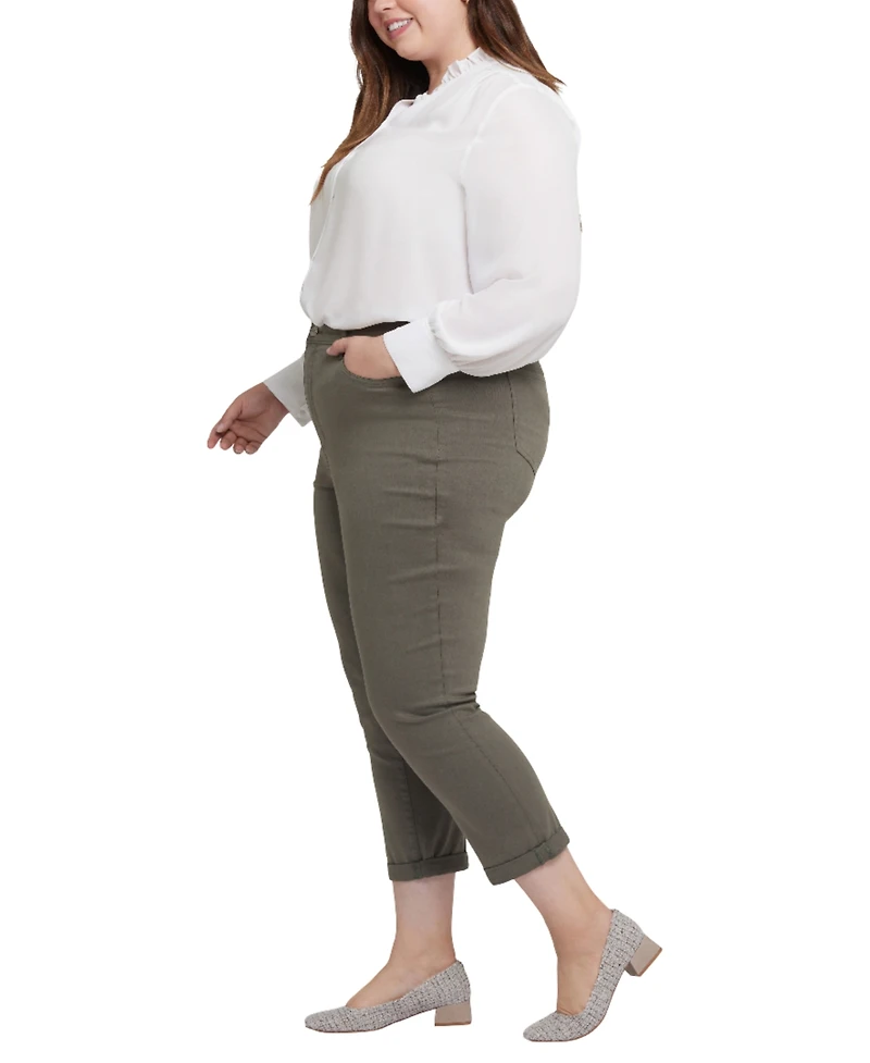 Nydj Plus Margot Girlfriend Pull On Jeans