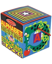 Melissa and Doug Alphabet Nesting and Stacking Blocks
