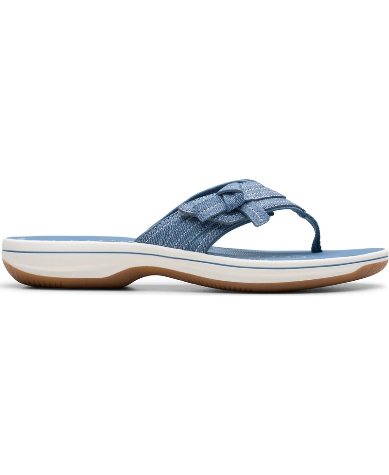 Clarks Women's Cloudsteppers Breeze Dalia Rip Tape Sandals