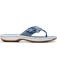 Clarks Women's Cloudsteppers Breeze Dalia Rip Tape Sandals