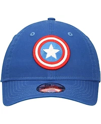 New Era Big Boys and Girls Blue Captain America 9TWENTY Adjustable Hat