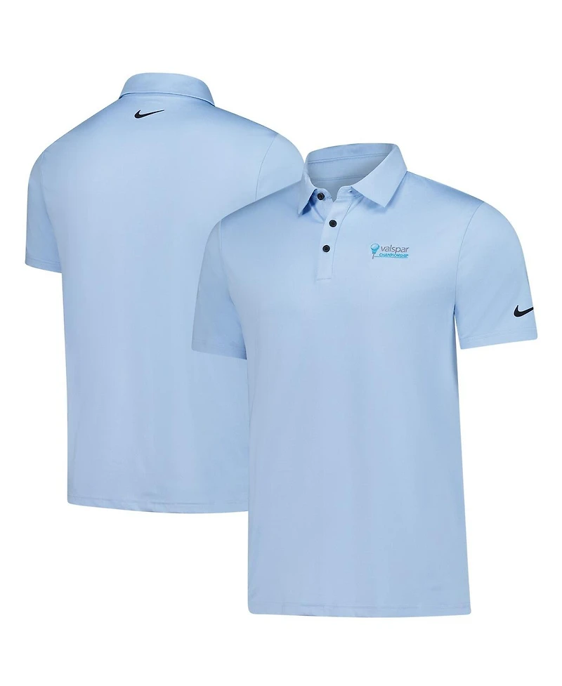 Nike Men's Light Blue Valspar Championship Tour Heather Performance Polo Shirt