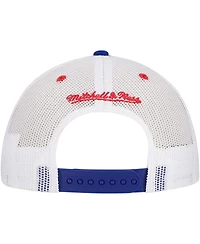 Mitchell & Ness Men's Royal Chicago Cubs Sideline Trucker Adjustable Hat