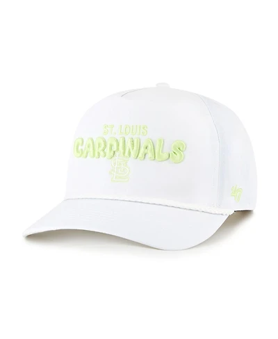 '47 Brand Women's White St. Louis Cardinals Bright Side Adjustable Hitch Hat
