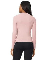 Melissa Paige Women's Mock-Neck Rib-Knit Sweater