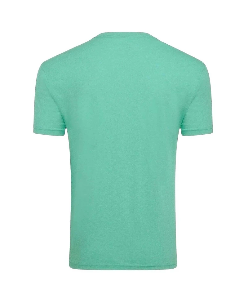 Sportiqe Men's and Women's Mint New York Liberty Skyline Comfy Tri-Blend T-Shirt