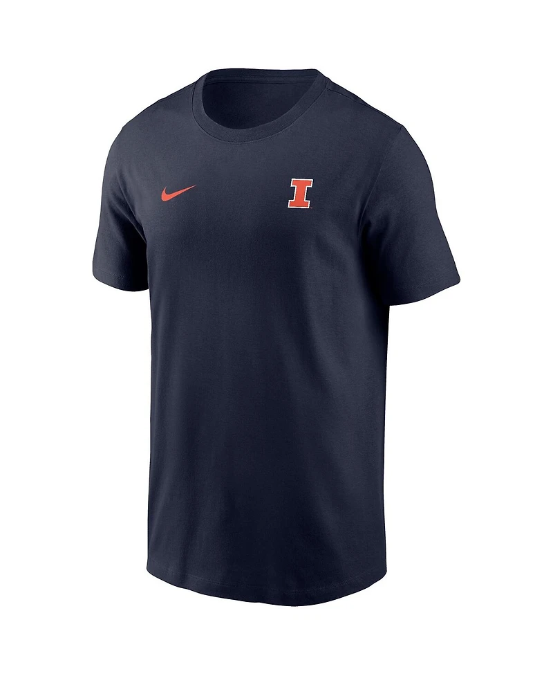 Nike Men's Navy Illinois Fighting Illini 2025 Sideline Legend Performance T-Shirt