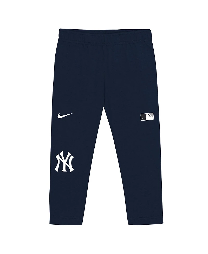 Nike Toddler 2-Piece Navy New York Yankees Club Fleece Pullover Hoodie and Sweatpants Set