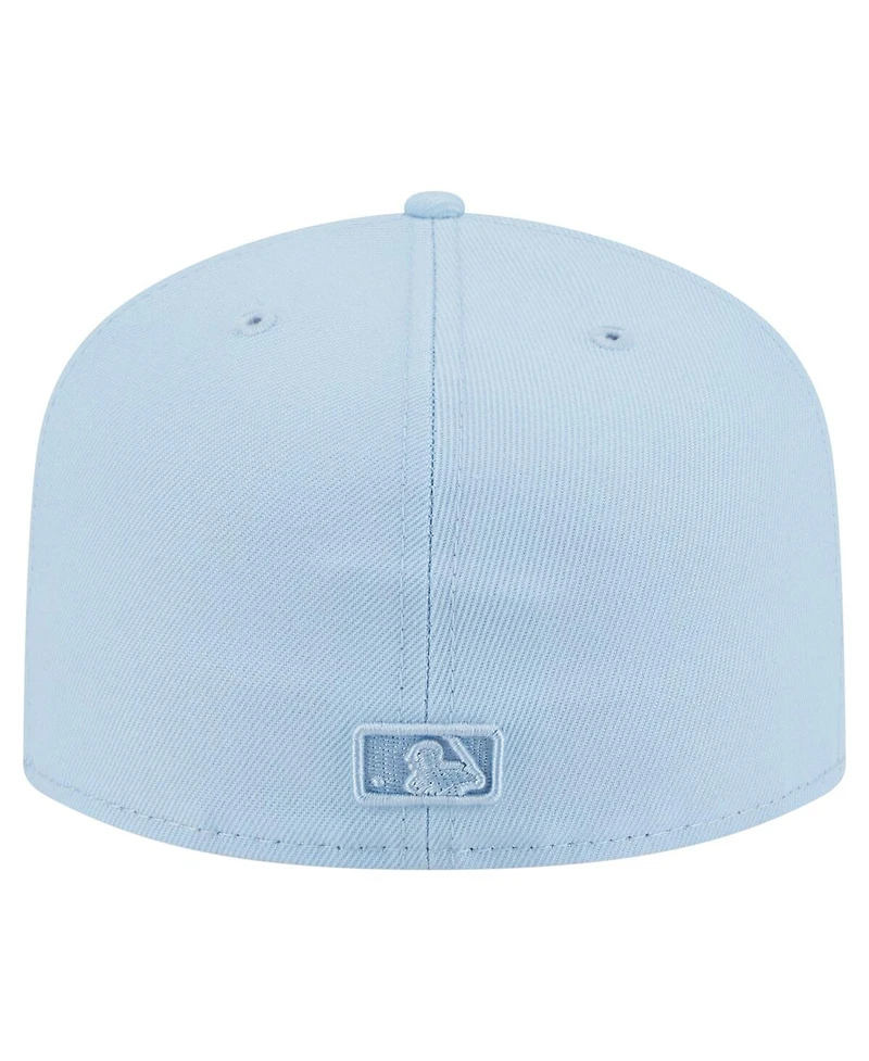 New Era Men's Light Blue Los Angeles Dodgers Color Pack A-Frame 59FIFTY Fitted Hat