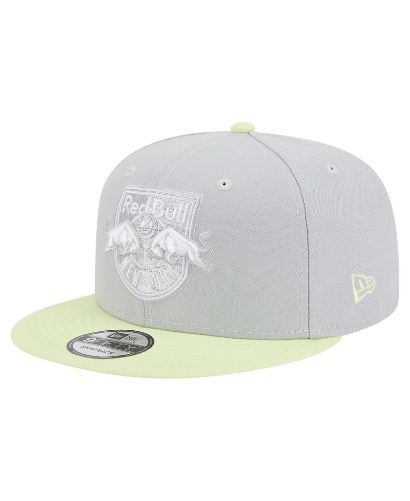 New Era Men's Gray New York Red Bulls Color Pack Two-Tone 9FIFTY Snapback Hat