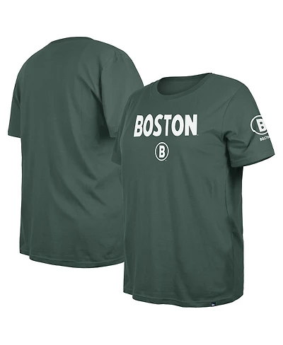 New Era Women's Green Boston Red Sox 2025 City Connect Plus Size T-Shirt