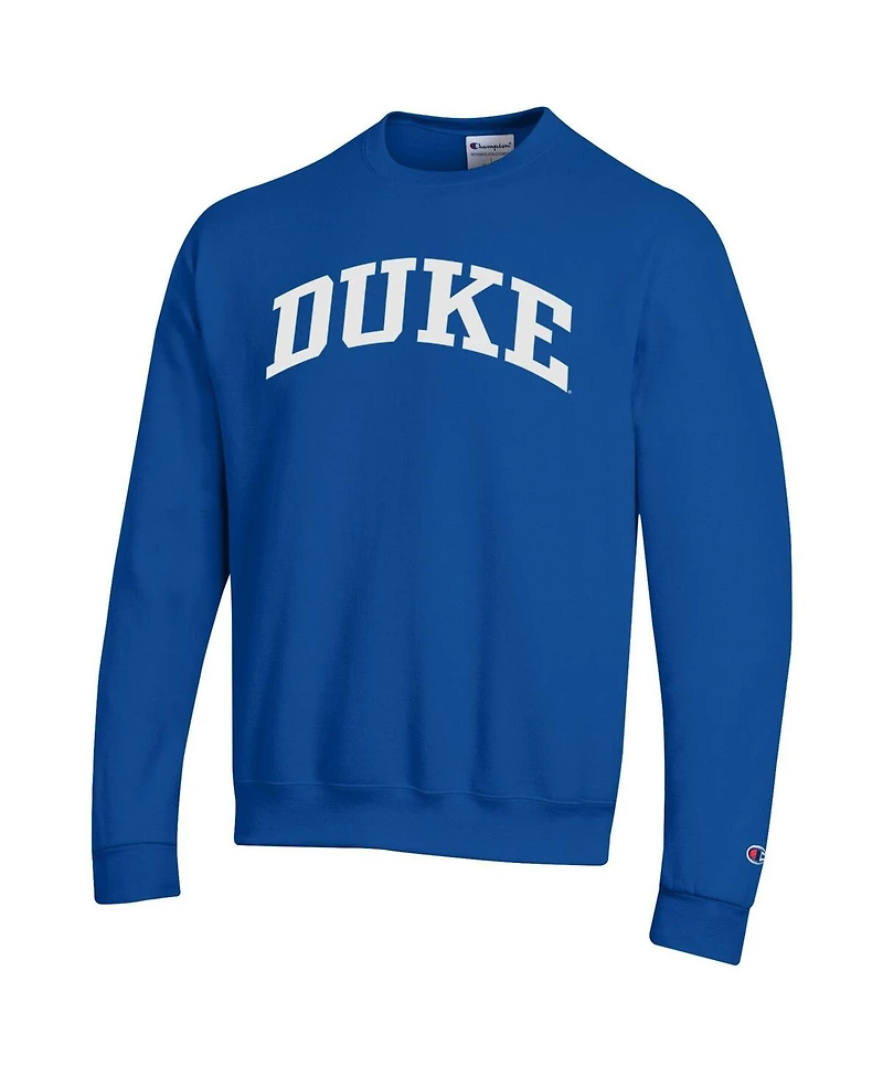 Champion Men's Royal Duke Blue Devils Basic Arch Fleece Pullover Sweatshirt