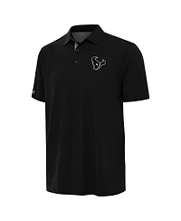 Antigua Men's Black Houston Texans Era Polo Shirt
