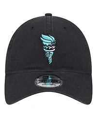 New Era Men's and Women's Black New York Liberty Core Alt Logo 9TWENTY Adjustable Hat