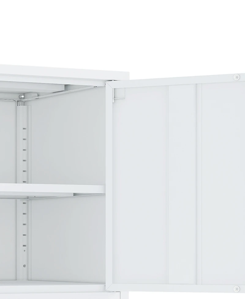 Manhattan Comfort Ava 23.6" Modern 2-Shelf Accent Cabinet