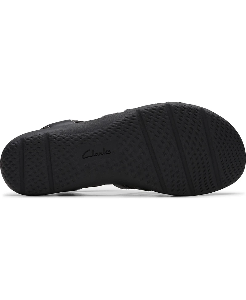 Clarks Collection Women's Elizabelle Mia Riptape Flat Sandals