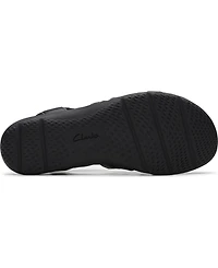 Clarks Collection Women's Elizabelle Mia Riptape Flat Sandals