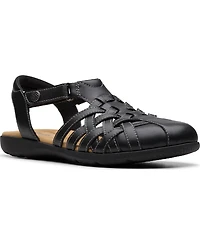 Clarks Collection Women's Elizabelle Mia Riptape Flat Sandals