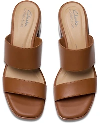 Clarks Collection Women's Jaylan Dusk Block Heel Sandals